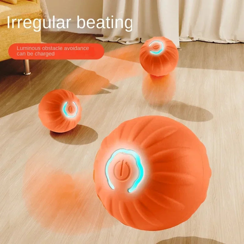 Smart Interactive Dog Ball – Self-Moving, Auto-Rolling Fun!