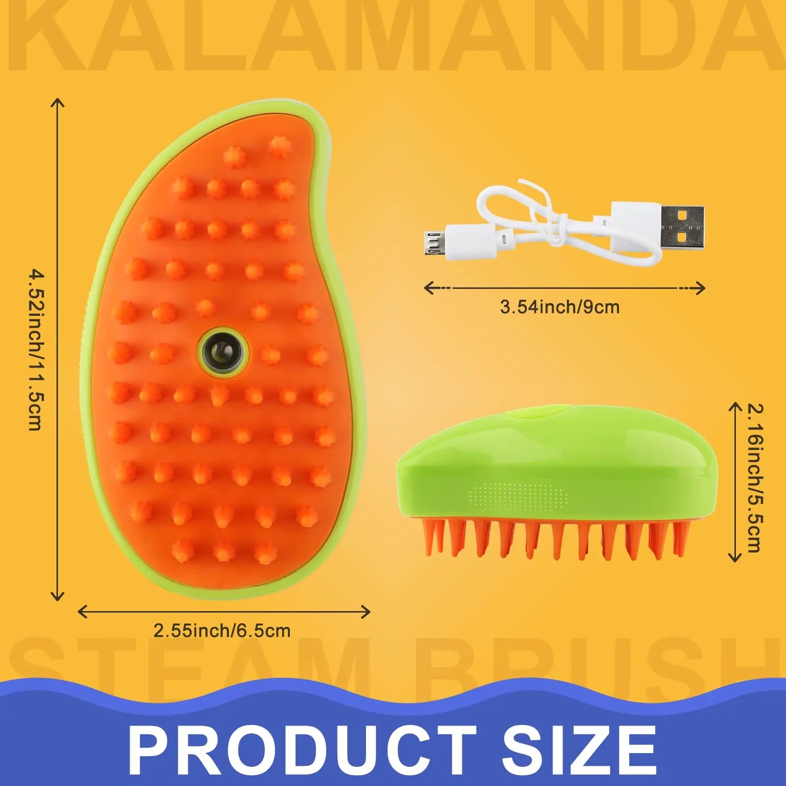 3-in-1 Steamy Grooming Brush – Spa-Quality Care at Home