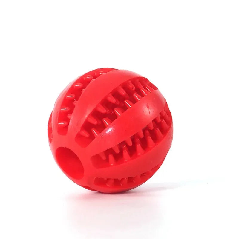 Natural Rubber Chew Ball – The Ultimate Dental Toy for Dogs