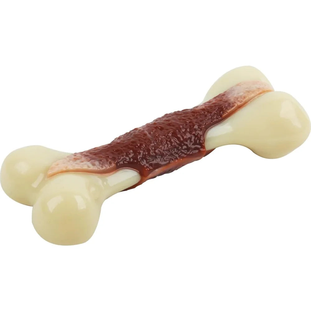 The Last Chew Toy You'll Ever Need – Indestructible Beef Bone for Power Chewers