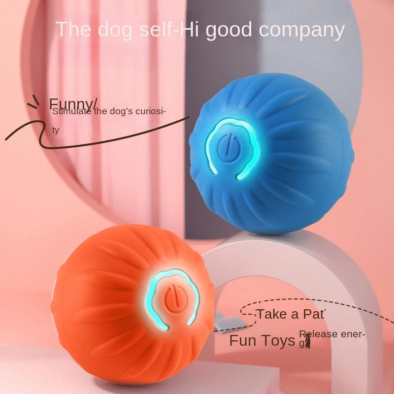 Smart Interactive Dog Ball – Self-Moving, Auto-Rolling Fun!