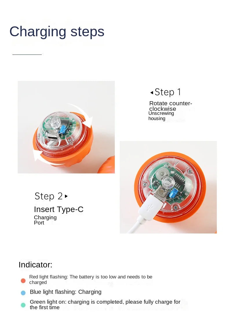 Smart Interactive Dog Ball – Self-Moving, Auto-Rolling Fun!