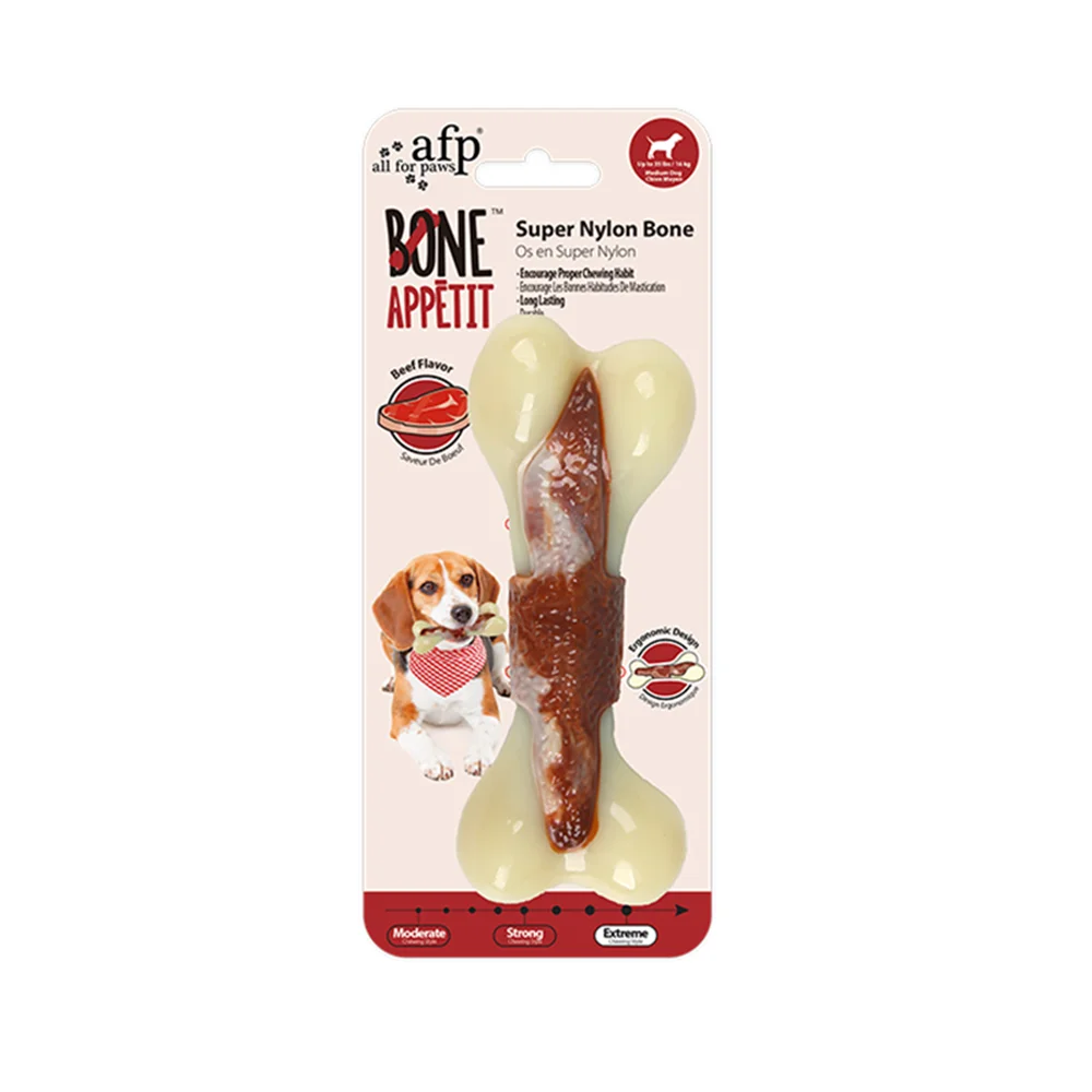 The Last Chew Toy You'll Ever Need – Indestructible Beef Bone for Power Chewers