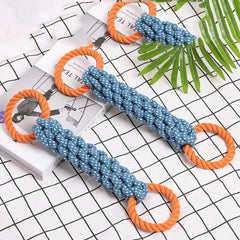Double-Ring Dental Rope Toy – The Ultimate Teeth-Cleaning Chew!
