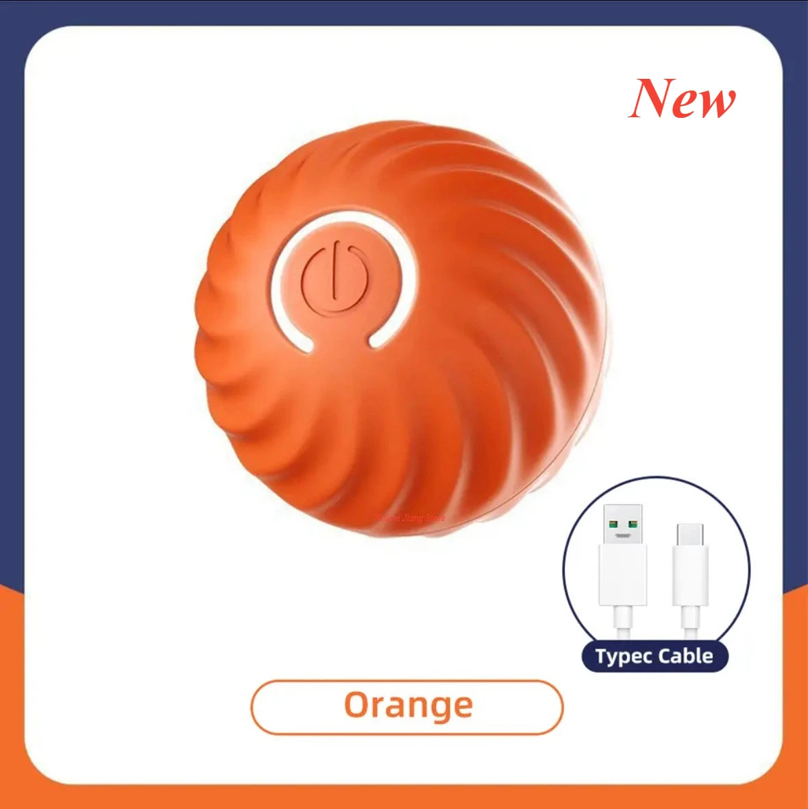 Smart Interactive Dog Ball – Self-Moving, Auto-Rolling Fun!