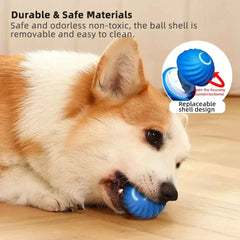 Smart Interactive Dog Ball – Self-Moving, Auto-Rolling Fun!
