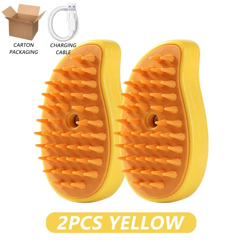3-in-1 Steamy Grooming Brush – Spa-Quality Care at Home