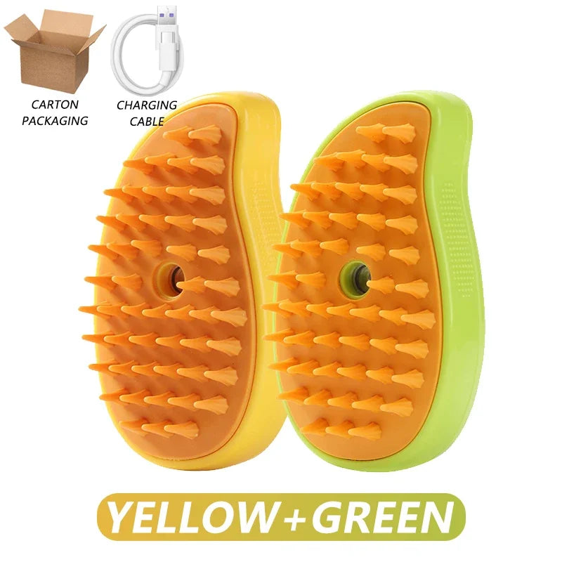 3-in-1 Steamy Grooming Brush – Spa-Quality Care at Home