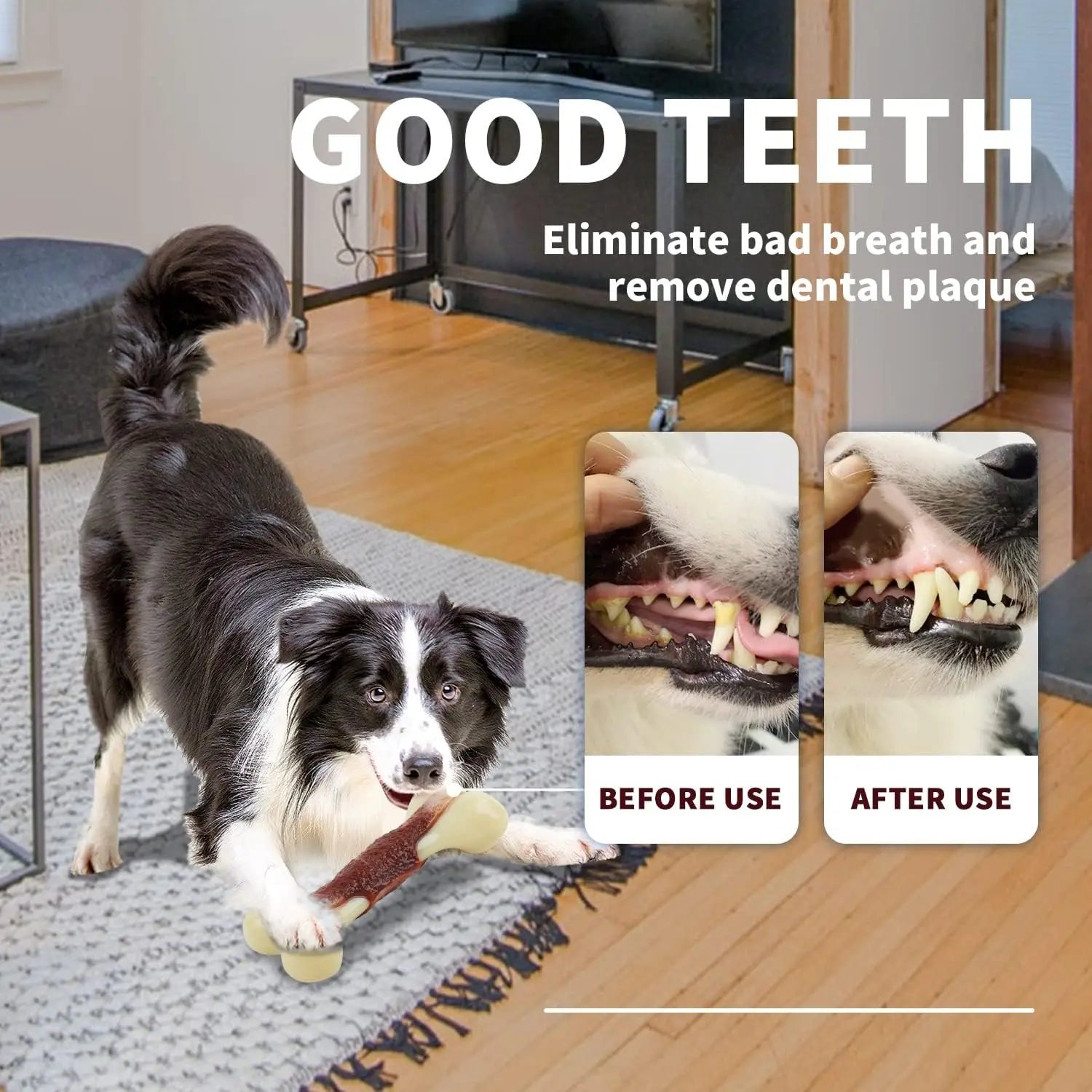 The Last Chew Toy You'll Ever Need – Indestructible Beef Bone for Power Chewers