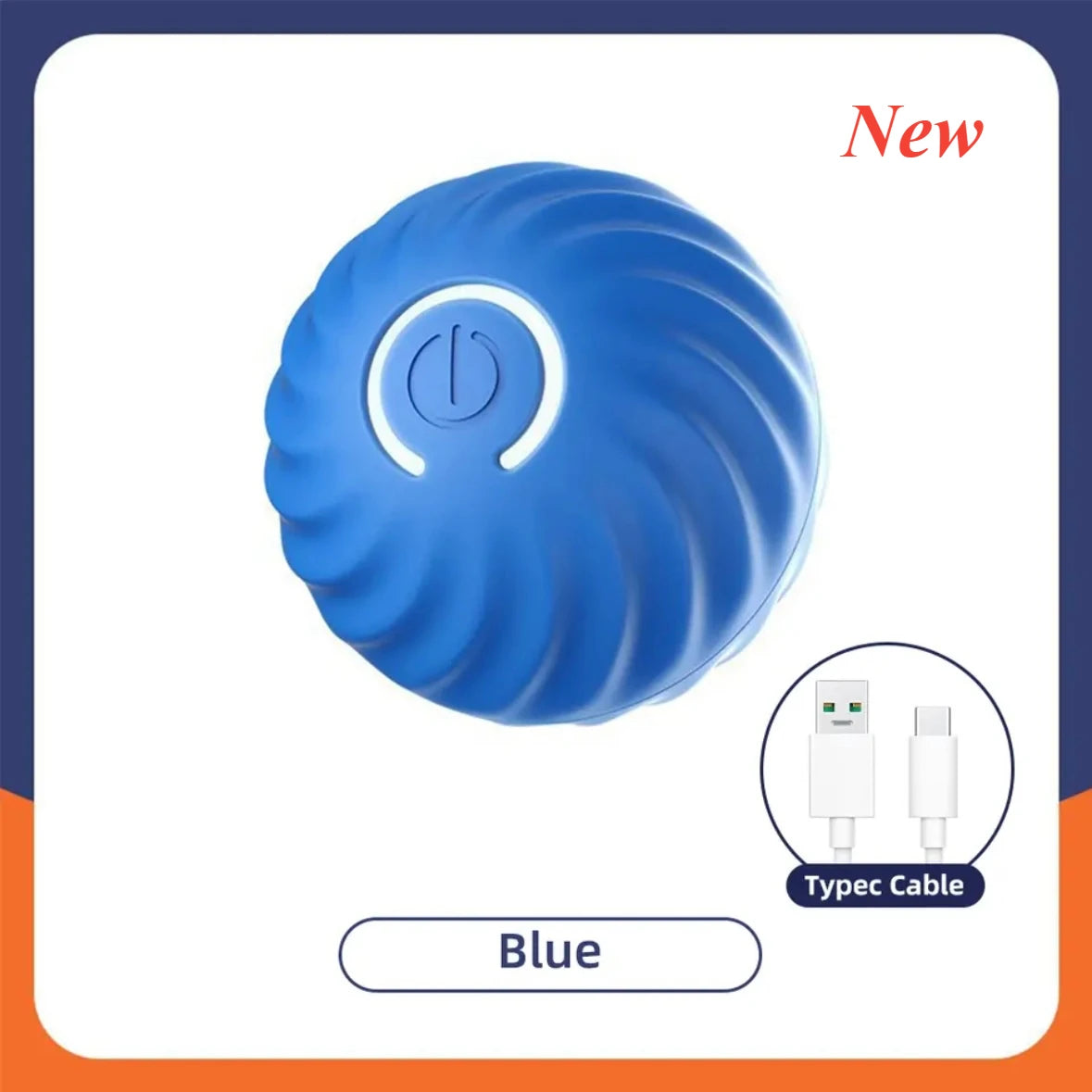Smart Interactive Dog Ball – Self-Moving, Auto-Rolling Fun!