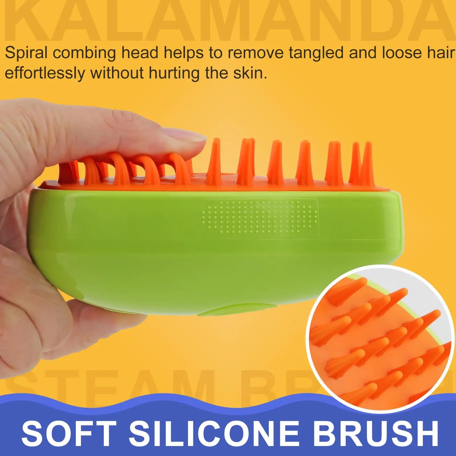 3-in-1 Steamy Grooming Brush – Spa-Quality Care at Home