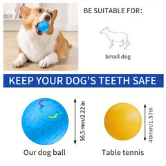 Smart Interactive Dog Ball – Self-Moving, Light-Up Fun!