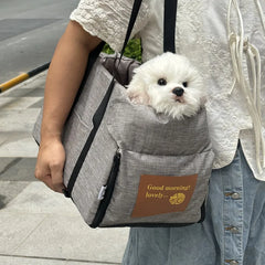 Portable Dog Car Seat Bed – Safe & Cozy Travel for Small Pets