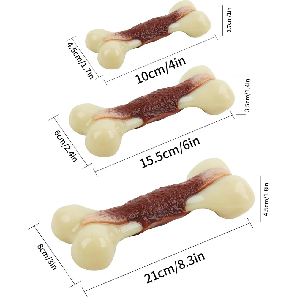 The Last Chew Toy You'll Ever Need – Indestructible Beef Bone for Power Chewers