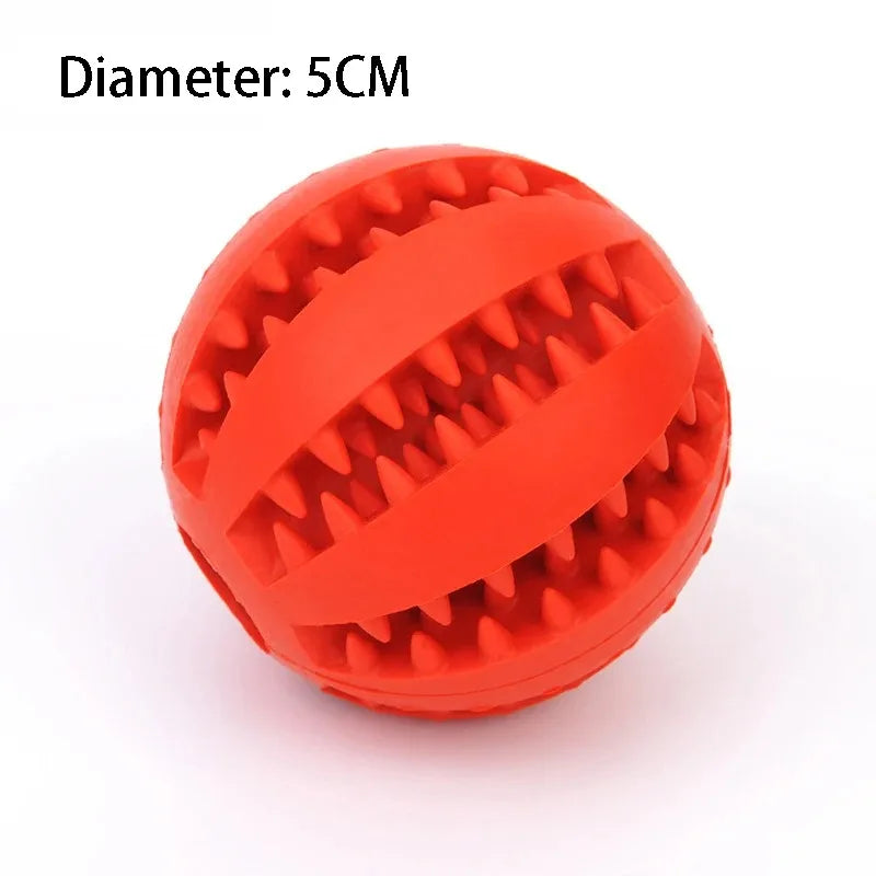 Natural Rubber Chew Ball – The Ultimate Dental Toy for Dogs