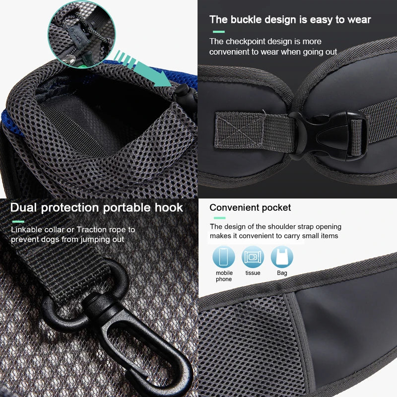 Pet Carrier Backpack Sling Bag – Hands-Free Comfort for You & Your Pet!