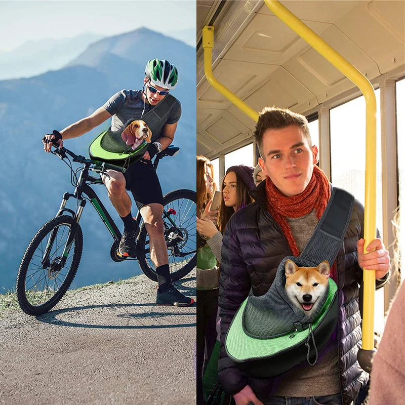 Pet Carrier Backpack Sling Bag – Hands-Free Comfort for You & Your Pet!