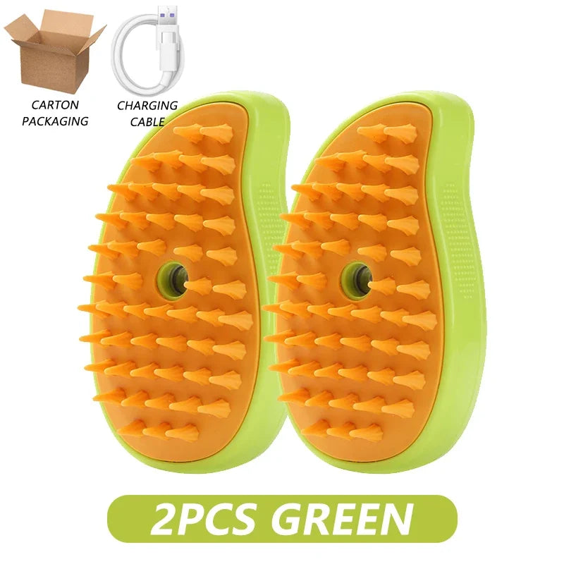 3-in-1 Steamy Grooming Brush – Spa-Quality Care at Home