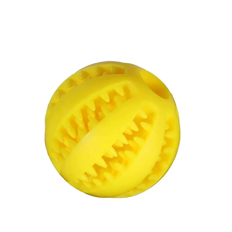 Natural Rubber Chew Ball – The Ultimate Dental Toy for Dogs