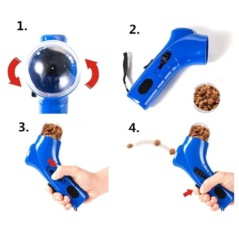 Dog Training Treat Launcher – Interactive Play & Reward System