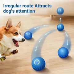 Smart Interactive Dog Ball – Self-Moving, Auto-Rolling Fun!