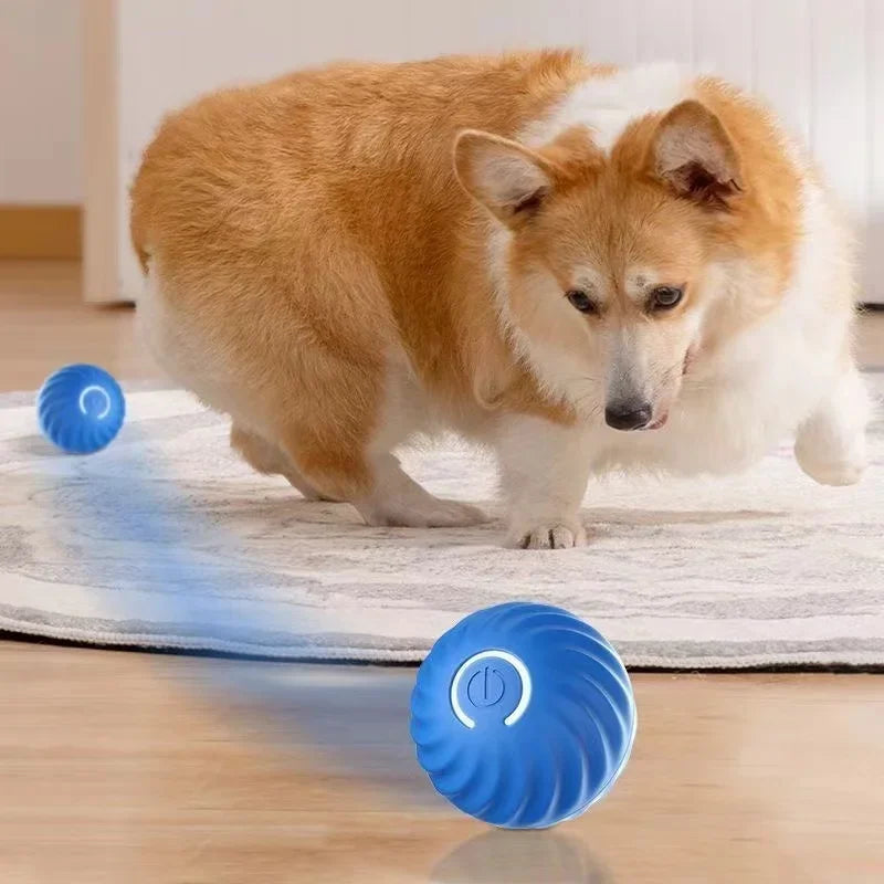 Smart Interactive Dog Ball – Self-Moving, Auto-Rolling Fun!
