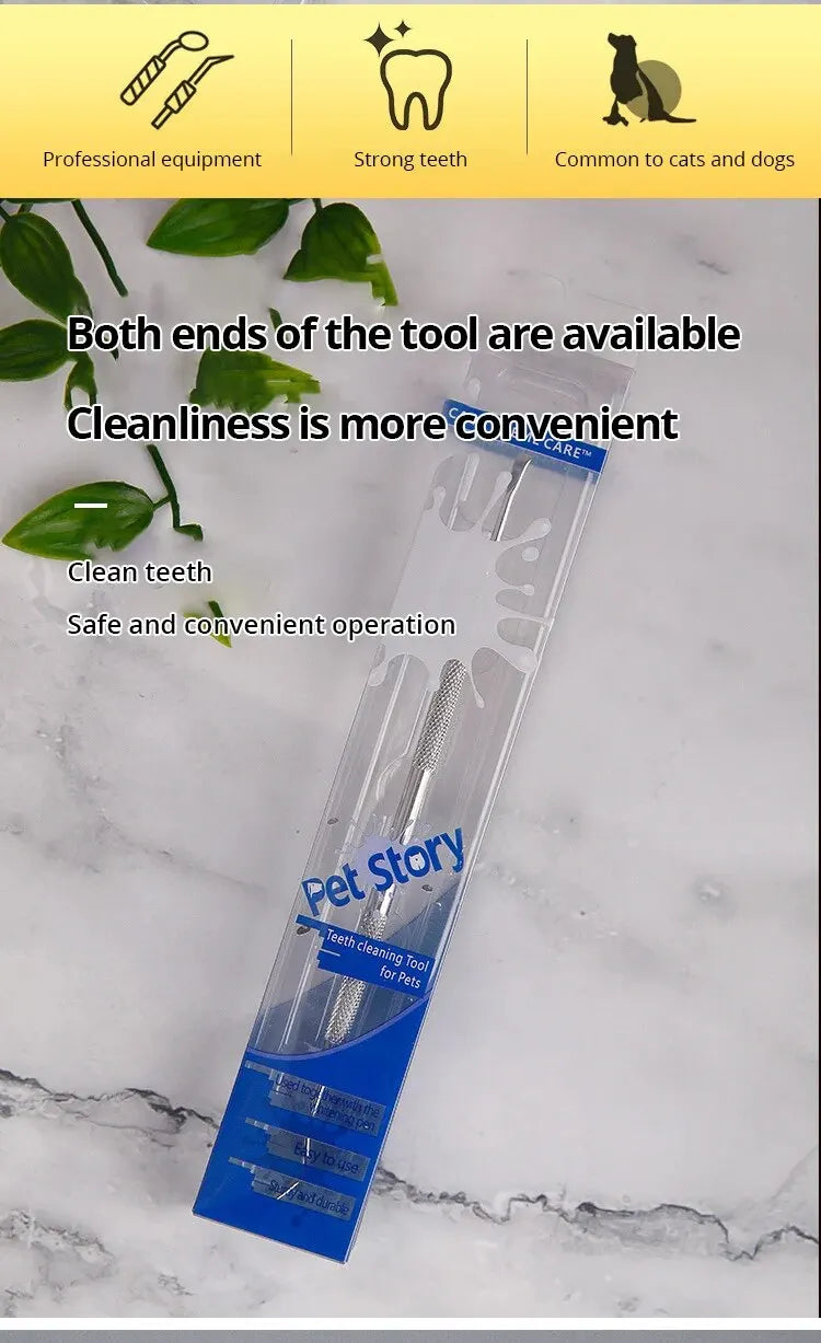 Professional Pet Dental Scraper – Stainless Steel Tartar Remover