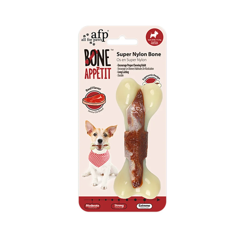 The Last Chew Toy You'll Ever Need – Indestructible Beef Bone for Power Chewers