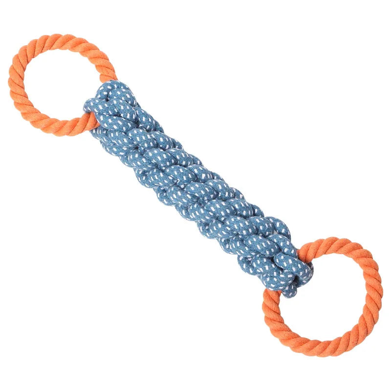 Double-Ring Dental Rope Toy – The Ultimate Teeth-Cleaning Chew!